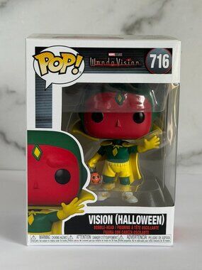 Funko Pop Marvel WandaVision Vision Halloween #716 Vinyl Bobble-Head